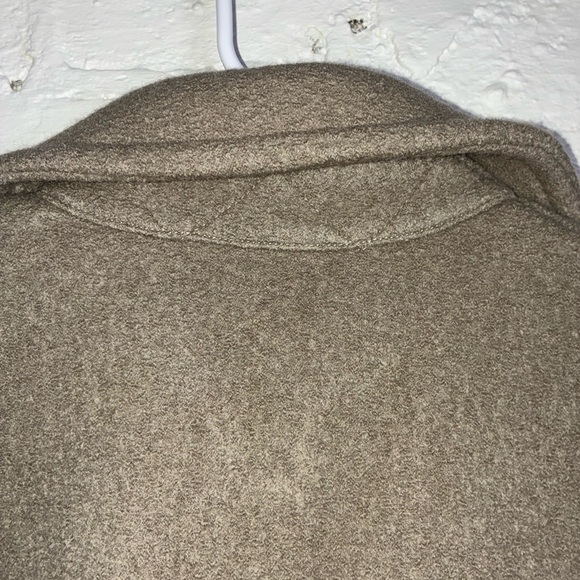 Wilfred Free Aritzia The Ganna Quilted Wool Shirt Jacket Shacket Brown XS - Picture 9 of 11